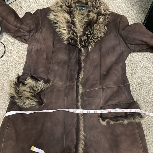 GUCCI shearling long leather coat - 100% authentic - Picture 8 of 14